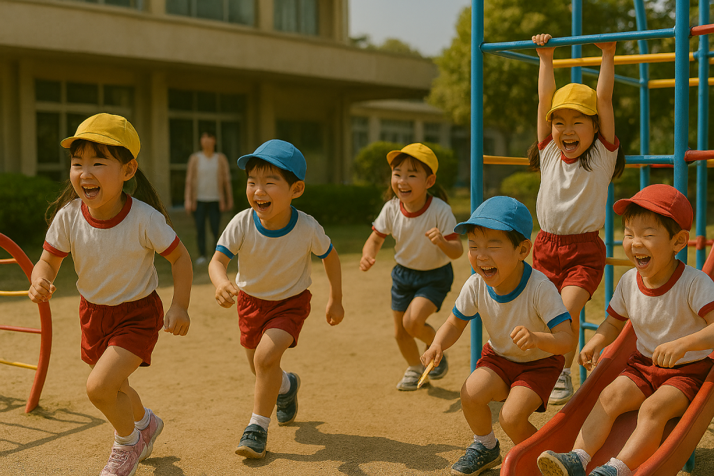 遊んでいる様子